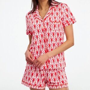 Roller Rabbit watermelon Printed Pajama Set